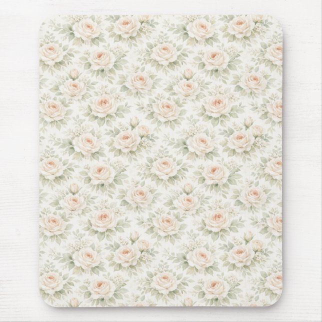 Brautfloralmuster Mousepad (Vorne)
