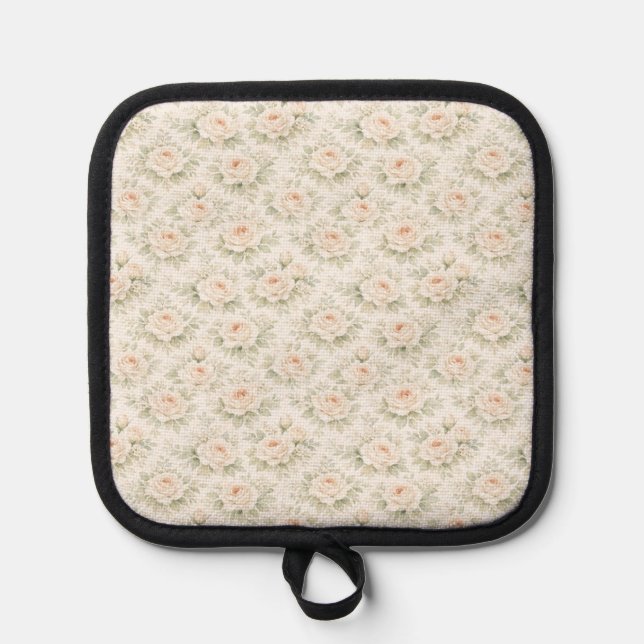 Brautfloralmuster Topflappen (Vorderseite)
