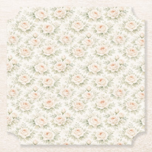 Brautfloralmuster Untersetzer (Vorderseite)