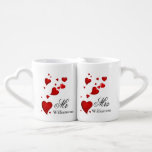 Brautgeschenk, Ehepaar, Hubby & wifey Kaffee Liebestassen<br><div class="desc">Erstellen Sie Ihren eigenen personalisierten Schlamm, indem Sie Text hinzufügen. Diese Tasse kann ein liebenswertes Geschenk für Ehepaare, Hochzeiten, Ehefrauen, Familienmitglieder, Freunde, Ehegatten und Angehörige eines Geburtstages, einer Hochzeitsfeier, des Valentinstag, der Weihnachtsfeier oder eines anderen Anlasses machen, den Sie sich wünschen. Passen Sie diese Tasse an, indem Sie auf die...</div>