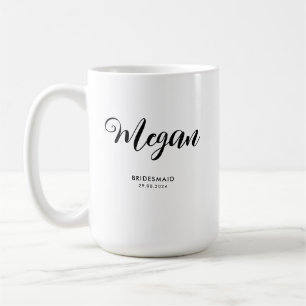 Brautgeschenk für Brautjungfer zur Hochzeit Kaffeetasse
