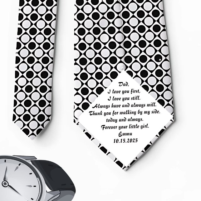Brautgeschenk für den Vater der Braut Krawatte (Von Creator hochgeladen)