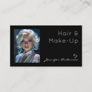 Brauthaar-Stylist-Make-up-Kosmetologe Visitenkarte