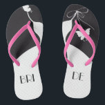 Brauthochzeit Flip Flops<br><div class="desc">Hochzeitflöße</div>