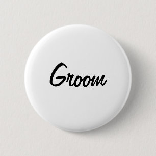 Bräutigam-Abzeichen Button