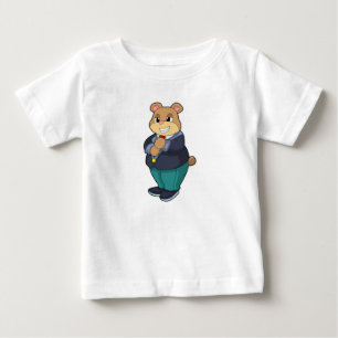 Bräutigam Bär mit Anzug Baby T-shirt