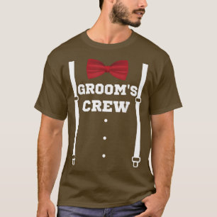 Bräutigam Crew Lustige Brautjungfern Truppe Team J T-Shirt