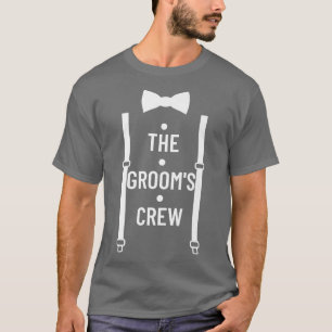 Bräutigam Crew Squad Hochzeit Trauzeuge Junggesell T-Shirt