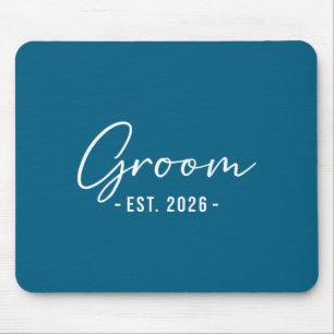 Bräutigam est 2026 passend zur Hochzeit Bräutigam Mousepad