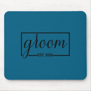 Bräutigam est 2026 zukünftiger Ehemann Hochzeit Ju Mousepad