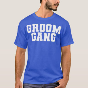 Bräutigam-Gang, Junggesellenabschied Hochzeit Männ T-Shirt