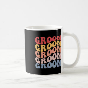 Bräutigam Groovy Junggesellenabschied  Kaffeetasse