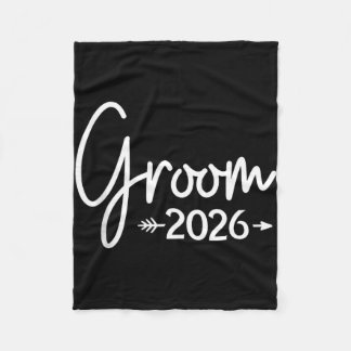 Bräutigam ist 2026 verheiratet Hochzeit Brautparty Fleecedecke