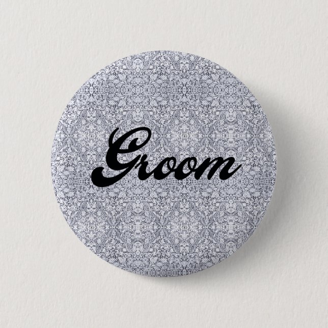 Bräutigam-Knopf Button (Vorderseite)