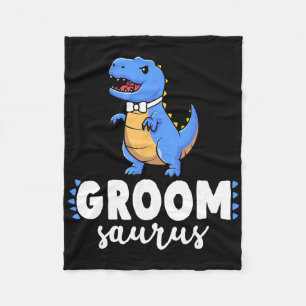 Bräutigam Saurus Dinosaur Verlobung Hochzeit Paare Fleecedecke