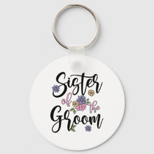 Bräutigam Schwester des Bräutigams Süße Schwester Schlüsselanhänger
