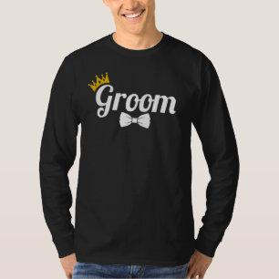 Bräutigam Süße Verlobung Passende Frischvermählte T-Shirt
