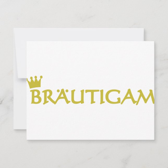 Bräutigam-Symbol (Vorderseite)