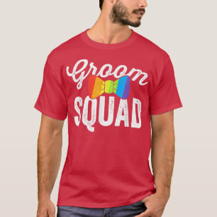 Bräutigam-Truppe LGBT Stolz Schwule Junggesellen A T-Shirt