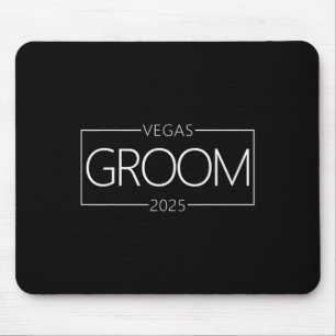Bräutigam Vegas Junggesellenabschied Gruppe 2025 V Mousepad