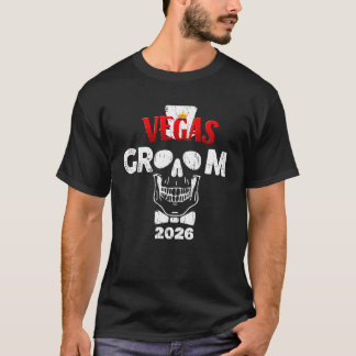Bräutigam Vegas Junggesellenabschied Gruppe 2026 I T-Shirt