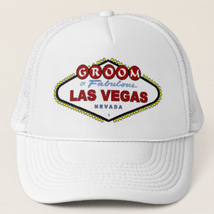 BRÄUTIGAM von Las Vegas-Kappe Truckerkappe