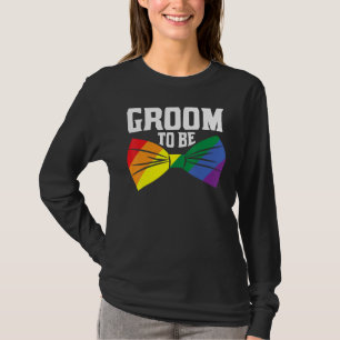 Bräutigam wird LGBTQ Verlobung Hochzeitsfeier Zusa T-Shirt