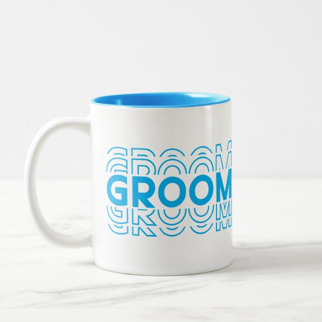 Bräutigam Zweifarbige Tasse (Links)