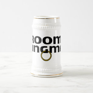 Bräutigamewingman-Junggeselle-Party Stein Bierglas