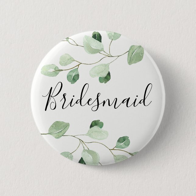 Brautjungfer aus Eukalyptus Button (Vorderseite)