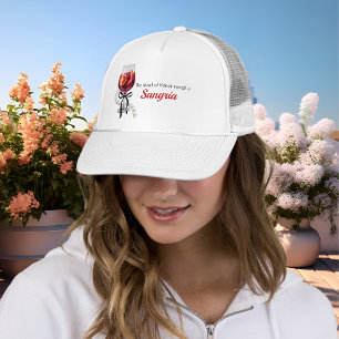Brautjungfer Braucht eine Sangria-Junggesellinnen- Truckerkappe