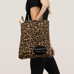 Brautjungfer Braut Boujee Trendiger Leopardenprint