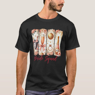 Brautjungfer Braut Squad Coquette Hochzeit Jungges T-Shirt