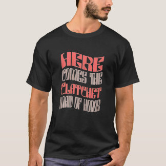 Brautjungfer Damen Klapper Passende Bachelorparty T-Shirt