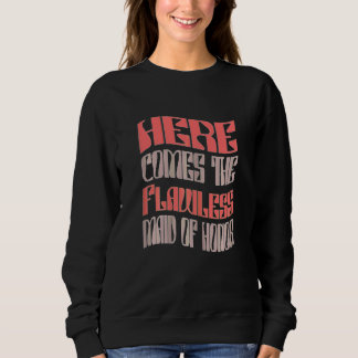Brautjungfer Damen Perfekte Übereinstimmung Jungge Sweatshirt