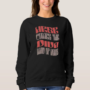 Brautjungfer Diva Retro passend zum Junggesellenab Sweatshirt