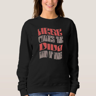 Brautjungfer Diva Retro passend zum Junggesellenab Sweatshirt