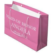 Brautjungfer Elegante individuelle Namensgeschenke
