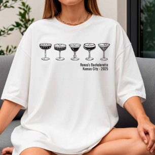Brautjungfer Espresso Martini Junggesellinnenabsch T-Shirt