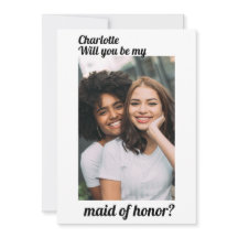Brautjungfer Foto Hochzeit Personalisiert