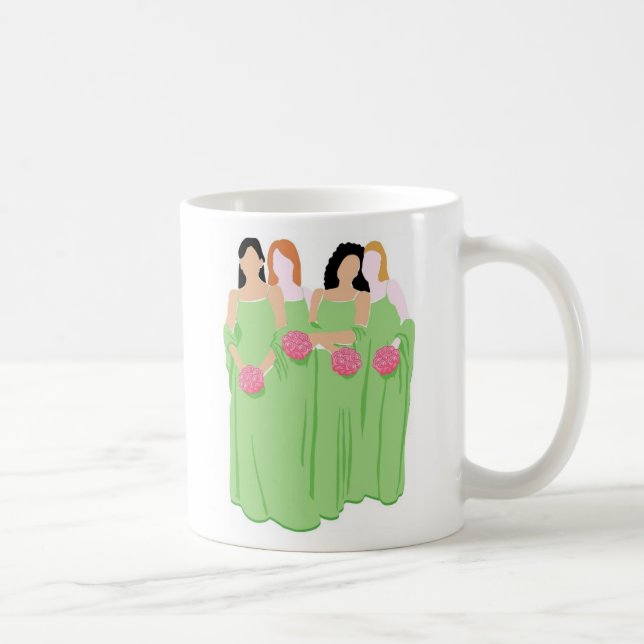 Brautjungfer Geschenk-Tasse Tasse (Rechts)