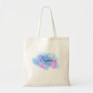 Brautjungfer Geschenk Wasserfarbe Personalisierter Tragetasche