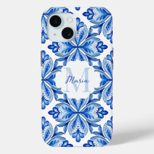 Brautjungfer-Geschenke Italienische Blaue Fliesen Case-Mate iPhone Hülle