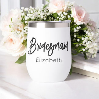 Brautjungfer Hochzeit Schwarz Weiß