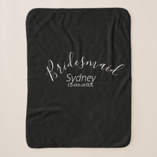 Brautjungfer Junggesellinnenabschied Namen modern Sherpadecke