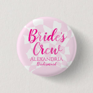 Brautjungfer Junggesellinnenabschied Personalisier Button