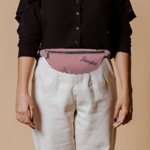 Brautjungfer-Name im Dusty Rose-Stil Bauchtasche