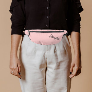 Brautjungfer Name in Rosa stilisiert Bauchtasche