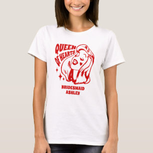 Brautjungfer Queen of Hearts T-Shirt