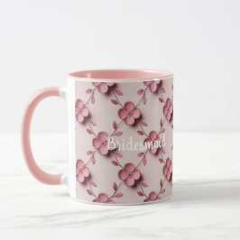 Brautjungfer Rosa Kirschblüten-Kombi-Tasse Tasse